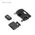 SmallRig 5315 Arca Swiss Plakalı V-Montaj Batarya Montaj Plakası Kiti