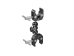 SmallRig 5331 Çift Başlıklı Clamp