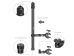 SmallRig 5459 Bisiklet ve Motorsiklet Uyumlu Aksiyon Kamera Clamp Montaj Kiti 500gr Dinamik Yük Kapasitesi