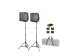 GODOX LP600R K2 RGB 2 x KİT SOFTBOXLI PANEL LED IŞIK (BATARYALI)