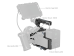 SmallRig 5823 Sony FX3 / FX30 Uyumlu Kafes Kiti Üst Tutma Kolu ve V Mount Tutucu Dahildir