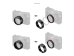 SmallRig 5848 X100VI Uyumlu Siyah Kare Parasoley + Filtre Adaptörü X100V ve X100VI Uyumlu