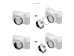 SmallRig 5849 X100VI Uyumlu Gümüş Kare Parasoley + Filtre Adaptörü X100V ve X100VI Uyumludur