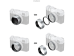 SmallRig 5851 X100VI Uyumlu Kare Parasoley + UV Filtre + Filtre Adaptörü Gümüş X100V ve X100VI ile Uyumludur