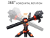K&F Concept SA254T2 185cm Alüminyum Kompakt Tripod (KF09.090)