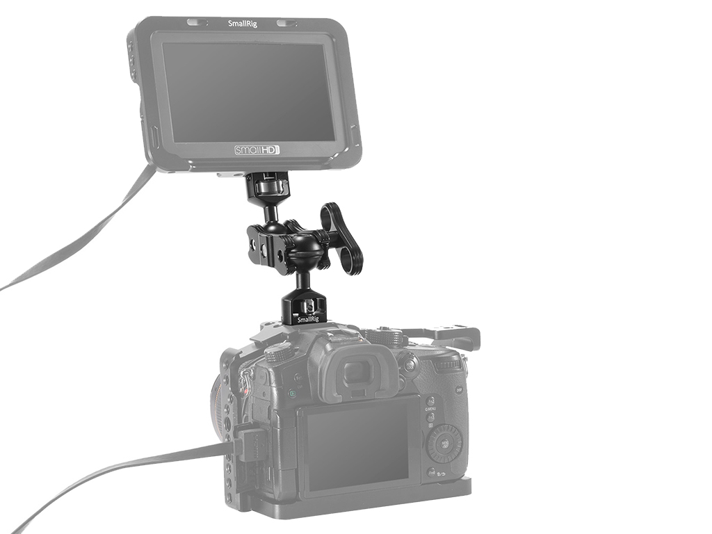 SmallRig 2070B 360 Derece Hareket Edebilen Çift Başlıklı Magic Arm 5kg Taşıma Kapasiteli