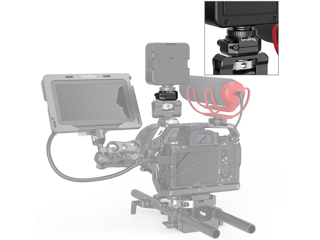 SmallRig 2797 Flaş Kızağı Montaj Plakası