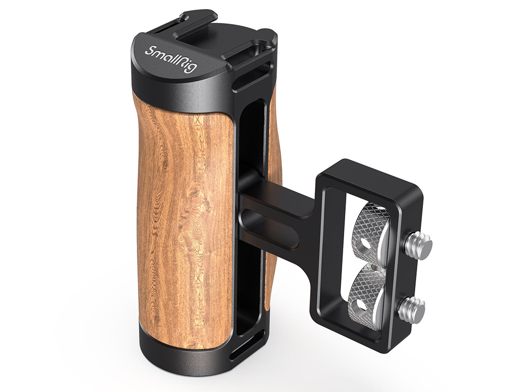 SmallRig 2913 Ahşap Yan Tutma Kolu 1/4 Vidalı