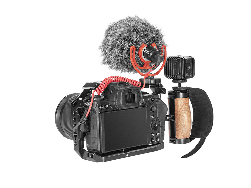 SmallRig 2913 Ahşap Yan Tutma Kolu 1/4 Vidalı