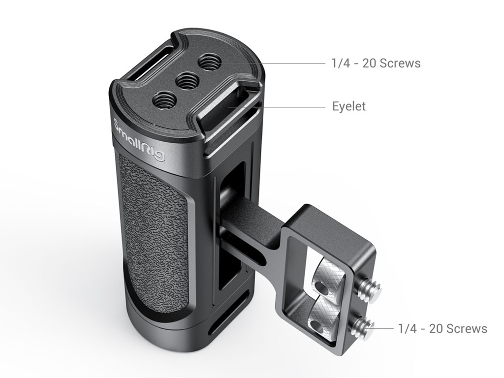SmallRig 2916 (1/4"-20 Vidalı) Yan Tutma Kolu