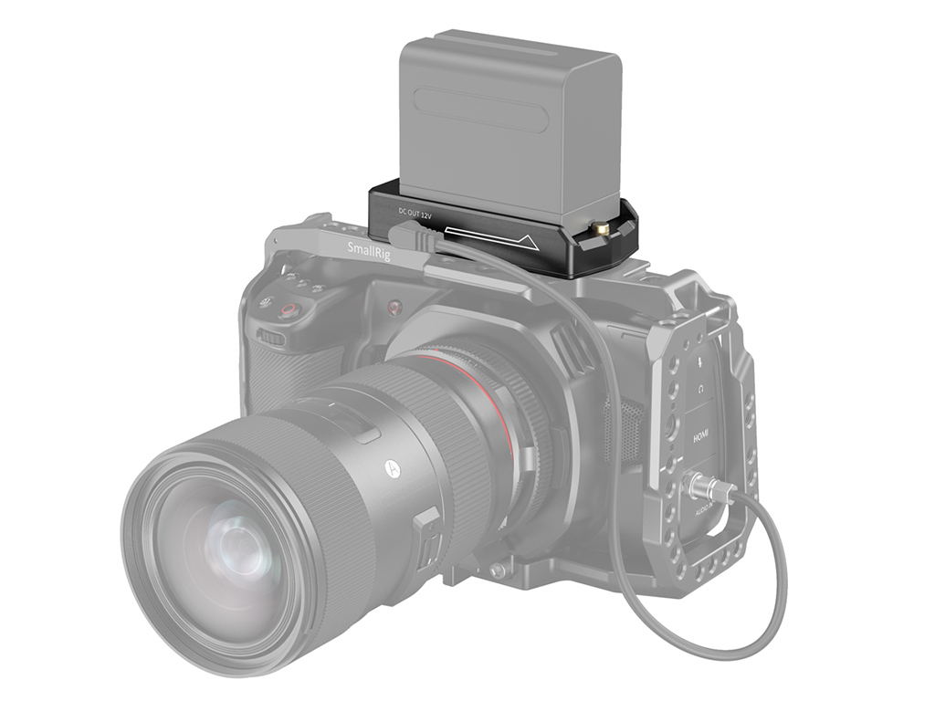 SmallRig 3018 NP-F Batarya Serisi için Adaptör Plakası Plate