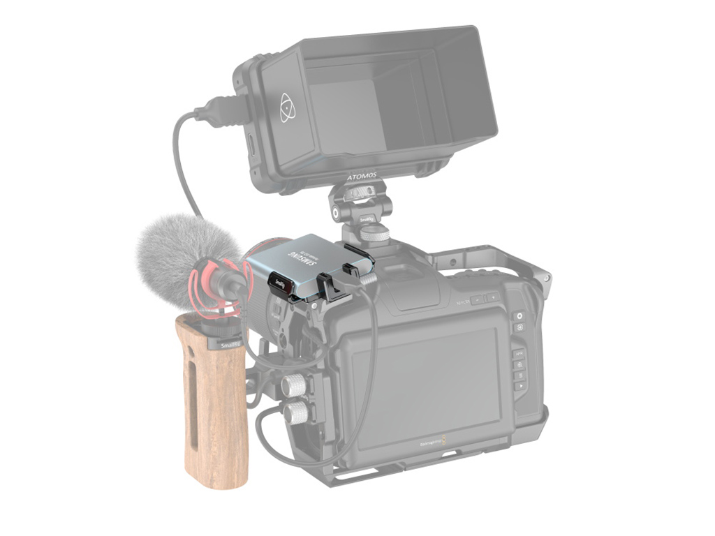 SmallRig 3272 BMPCC 6K Uyumlu SSD Tutma Aparatı Samsung T5 / T7 / T7 Shield / T9 Uyumlu