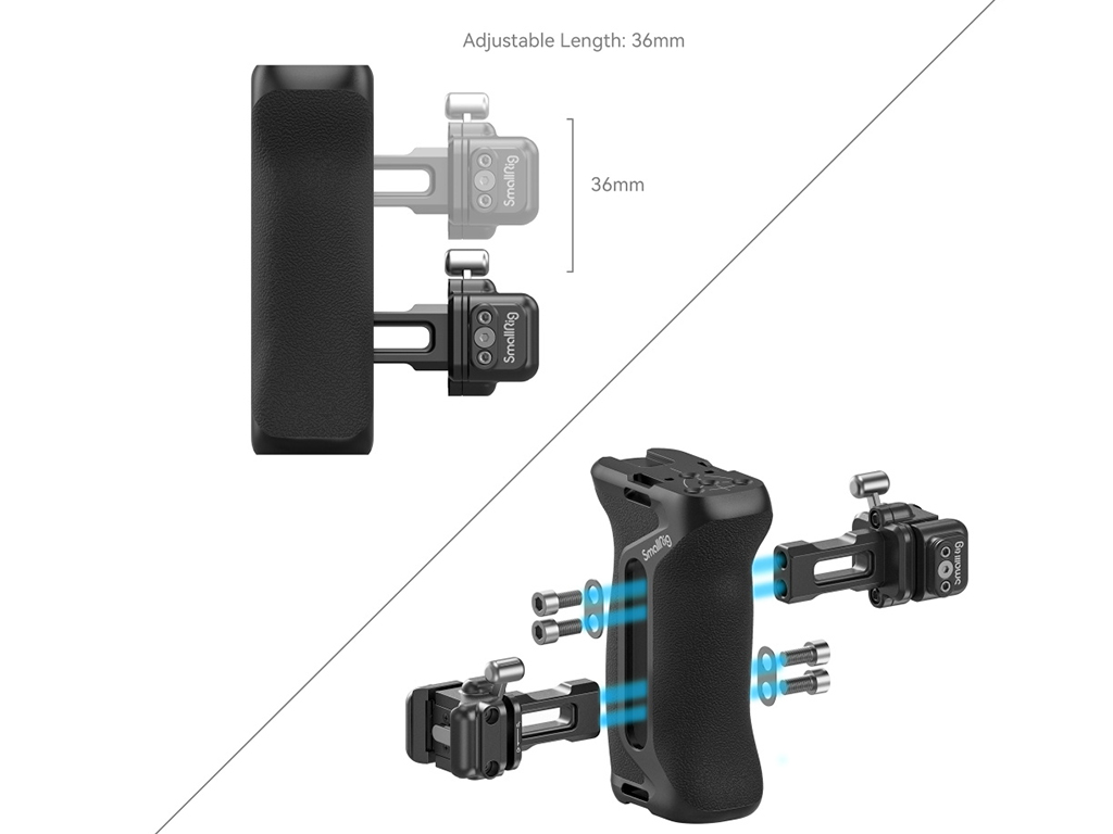 SmallRig 4017 Quick Lock Nato Uyumlu Yan Tutma Kolu