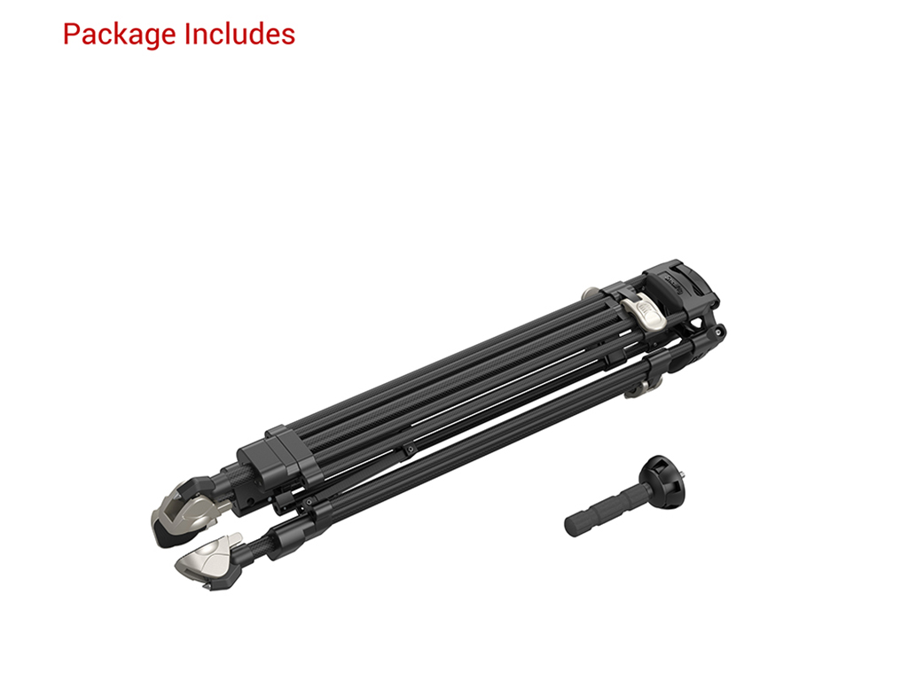 SmallRig 4167 Karbon Fiber 25kg Taşıma Kapasiteli Video Tripodu (Başlıksız) 182cm Maksimum Uzunluk