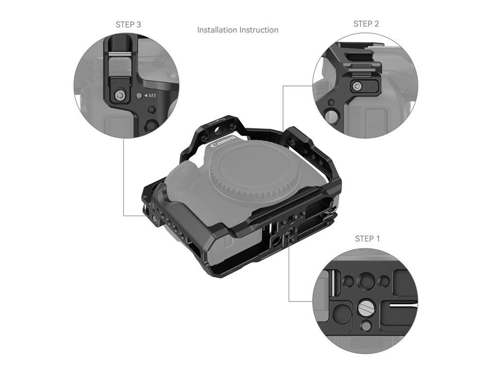 SmallRig 4214 Canon R50 Uyumlu Kafes