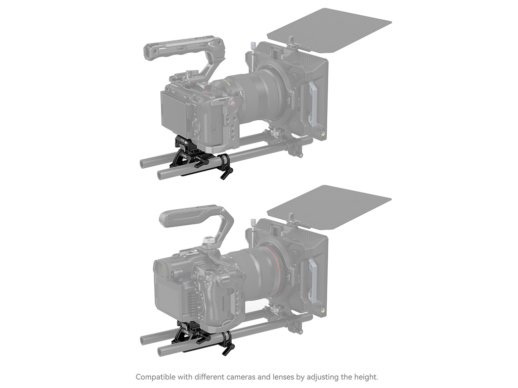 SmallRig 4233 Evrensel Arca Swiss Yükseklik Ayarlanabilir Montaj Plaka Kiti