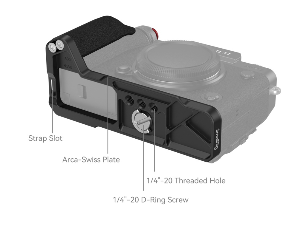 SmallRig 4260 Fujifilm X-T5 Uyumlu Siyah L Braket