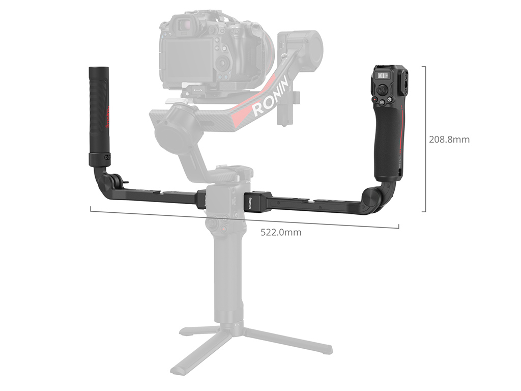 SmallRig 4327 DJI RS Serisi Kontrol Çift Tutma Kolu