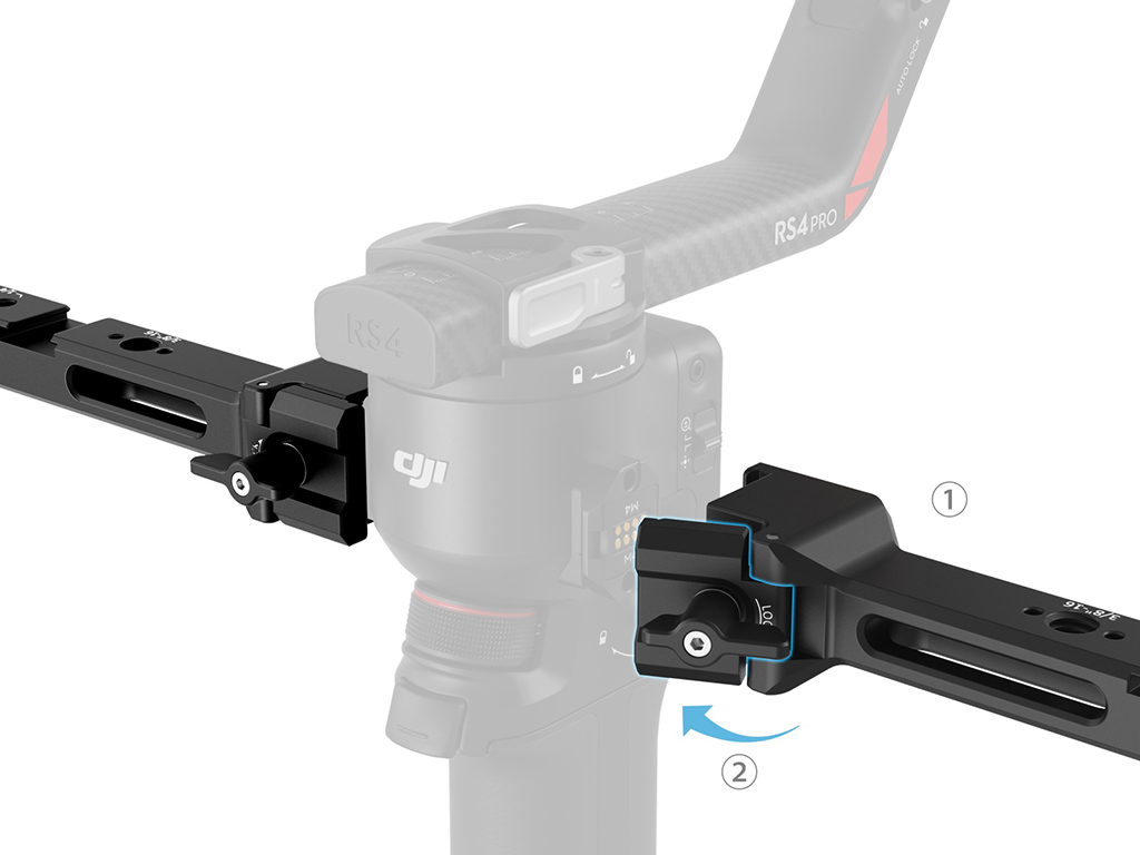 SmallRig 4327 DJI RS Serisi Kontrol Çift Tutma Kolu