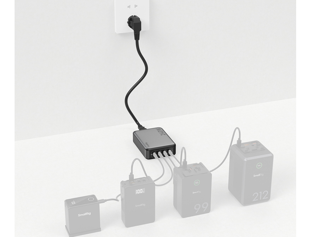 SmallRig 4751 Güç Adaptörü 4-Port PD