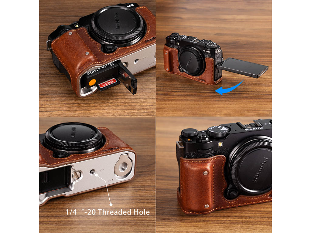 SmallRig 4880 Fujifilm X-M5 Yarı Çanta Kahverengi