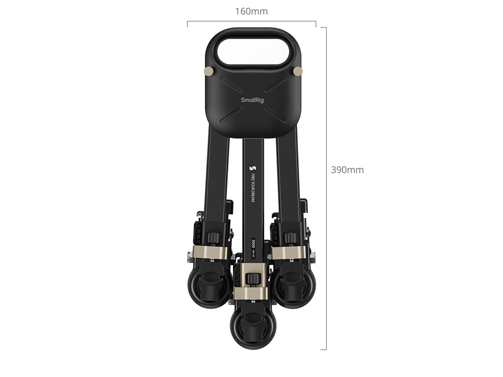 SmallRig 5020 Hızlı Kilitli 20kg Taşıma Kapasiteli Dolly