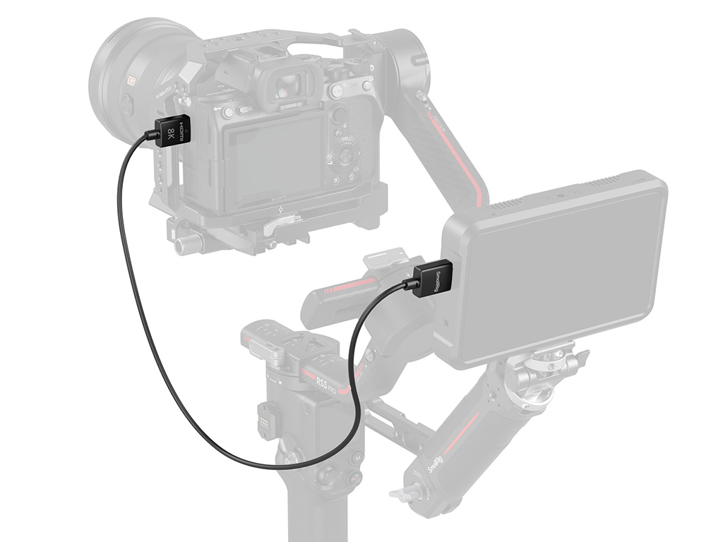 SmallRig 5086 100cm 8K HDMI Veri Kablosu (A-A) HDMI to HDMI