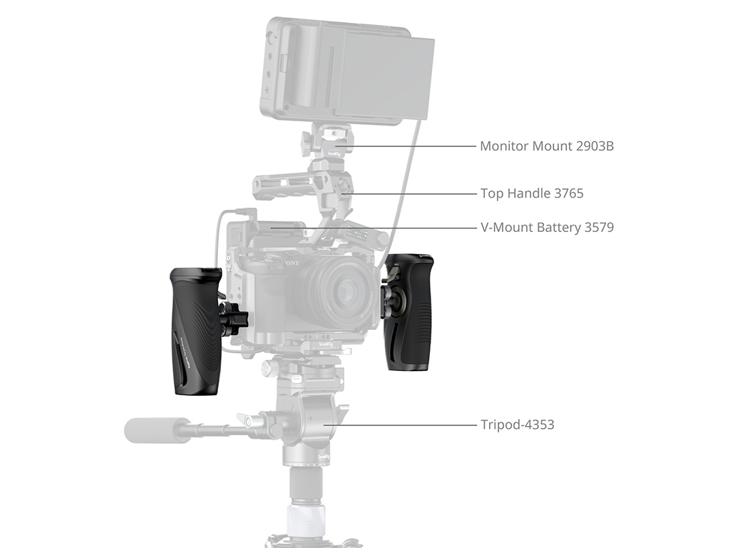 SmallRig 5194 1/4 Vida Bağlantılı Yan Tutma Kolu