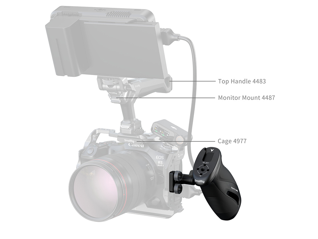SmallRig 5194 1/4 Vida Bağlantılı Yan Tutma Kolu
