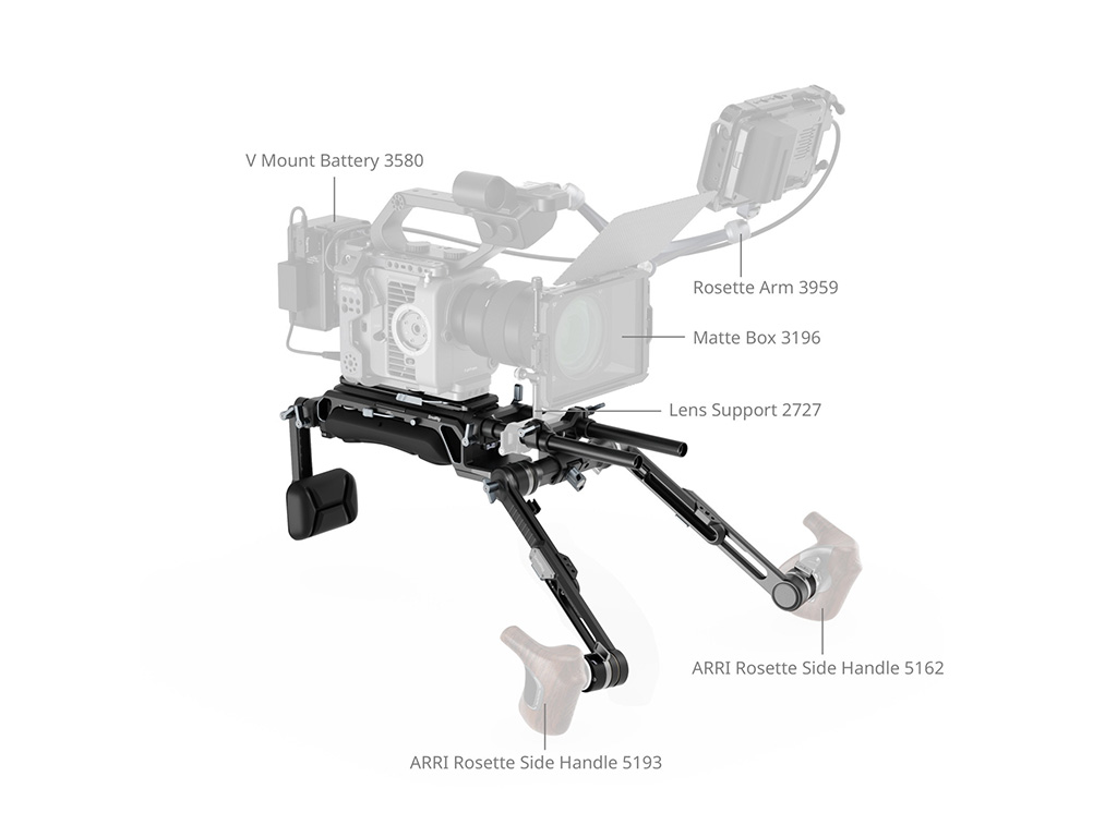 SmallRig 5199 VCT-14 Tipi Hawlock Omuzluk