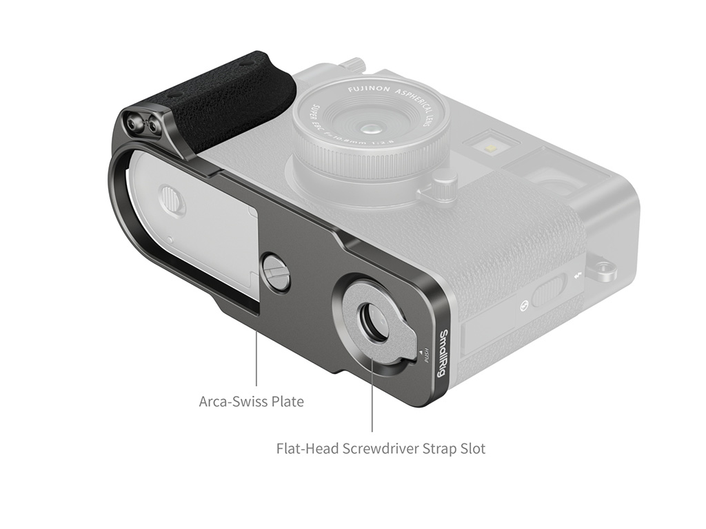SmallRig 5217 Fujifilm X-Half Uyumlu Gümüş L Braket