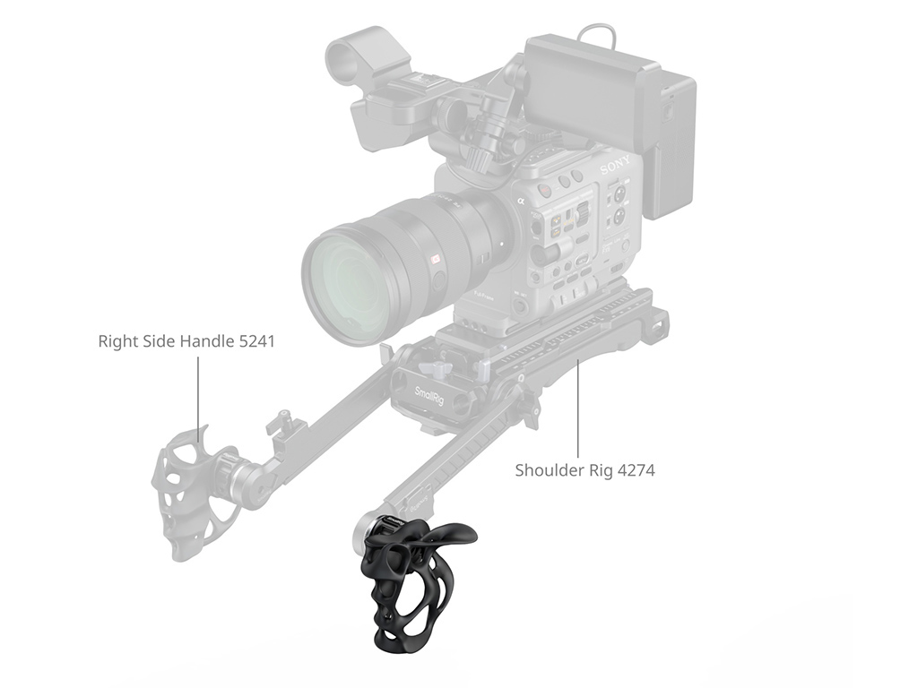 SmallRig 5240 ImageGrip Serisi ARRI Uyumlu Yan Tutma Kolu (Sol)