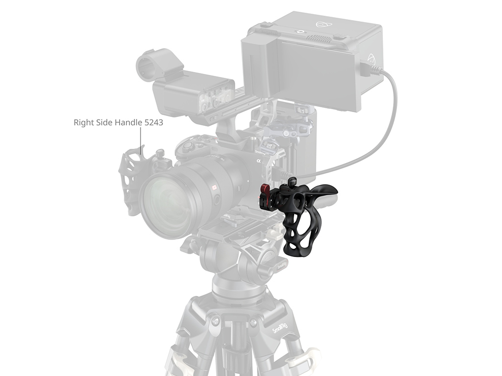 SmallRig 5243 NATO Bağlantılı Yan Tutma Kolu (Sağ)