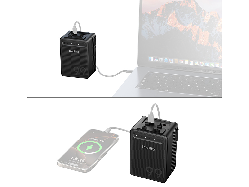 SmallRig 5245 VB99 Mini 6800mAh 65W Lite Serisi V-Mount Batarya