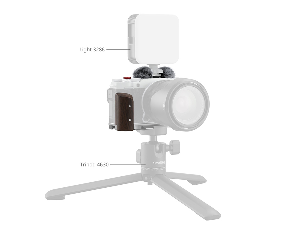 SmallRig 5261 Fujifilm X-M5 Uyumlu Gümüş L Braket