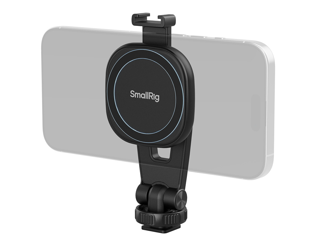 SmallRig 5283 Cold Shoe Flaş Kızaklı Magsafe Telefon Tutucu