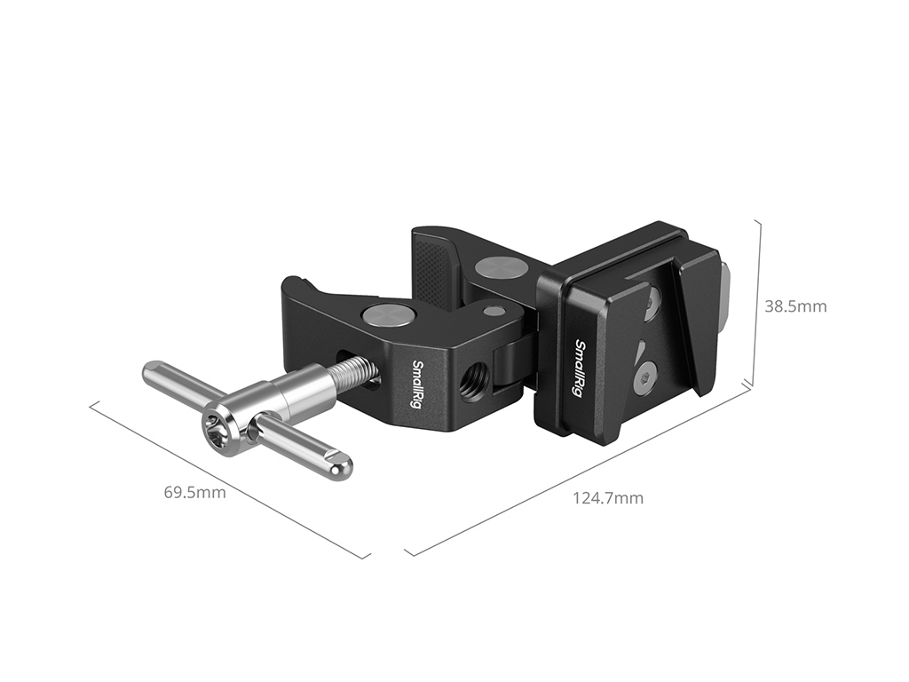 SmallRig 5313 Yengeç Kelepçeli V-Mount için Kelepçe