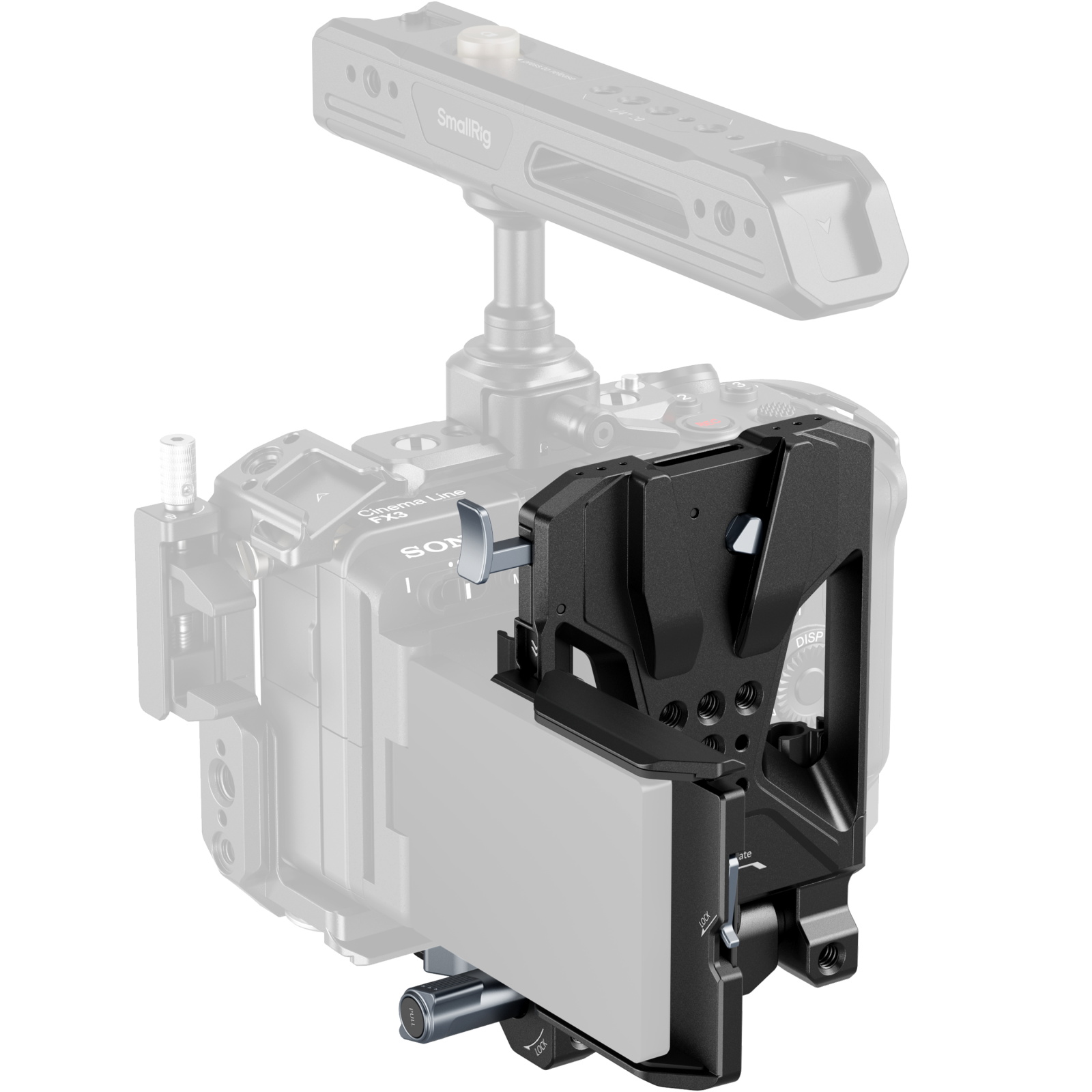 SmallRig 5315 Arca Swiss Plakalı V-Montaj Batarya Montaj Plakası Kiti