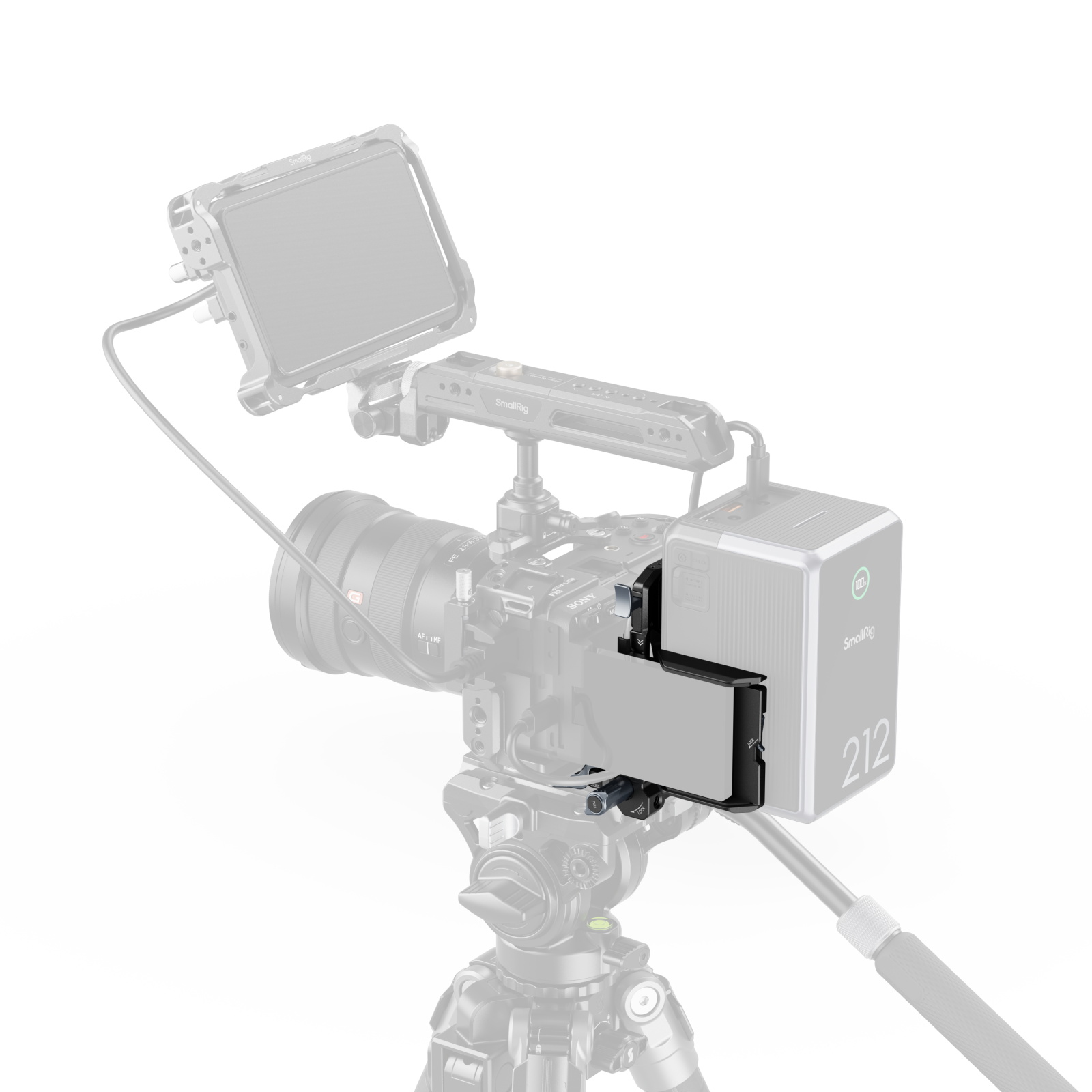 SmallRig 5315 Arca Swiss Plakalı V-Montaj Batarya Montaj Plakası Kiti