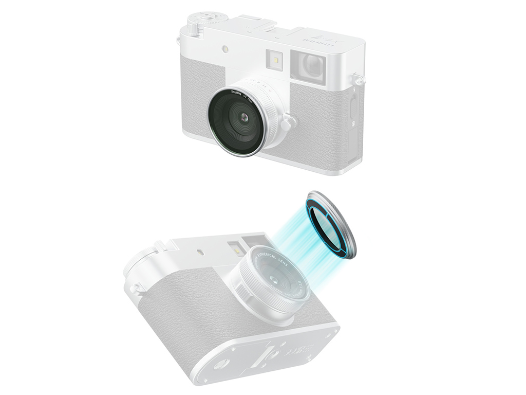 SmallRig 5392 Fujifilm X-Half Uyumlu Gümüş UV Filtre