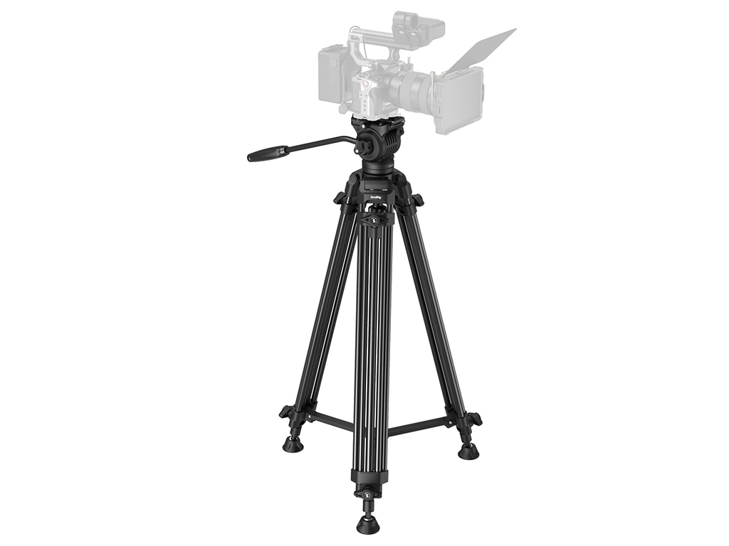 SmallRig 5440 AD14 Alüminyum 10kg Taşıma Kapasiteli Video Tripodu 185cm Maksimum Uzunluk