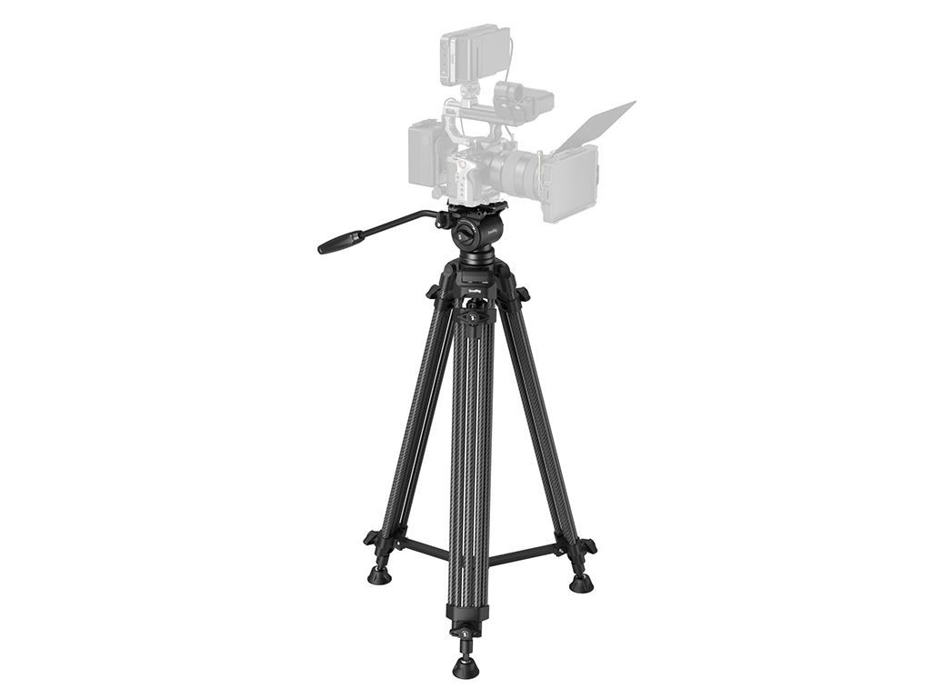 SmallRig 5441 AD14 Karbon Fiber 10kg Taşıma Kapasitesi Video Tripodu  185cm Maksimum Uzunluk