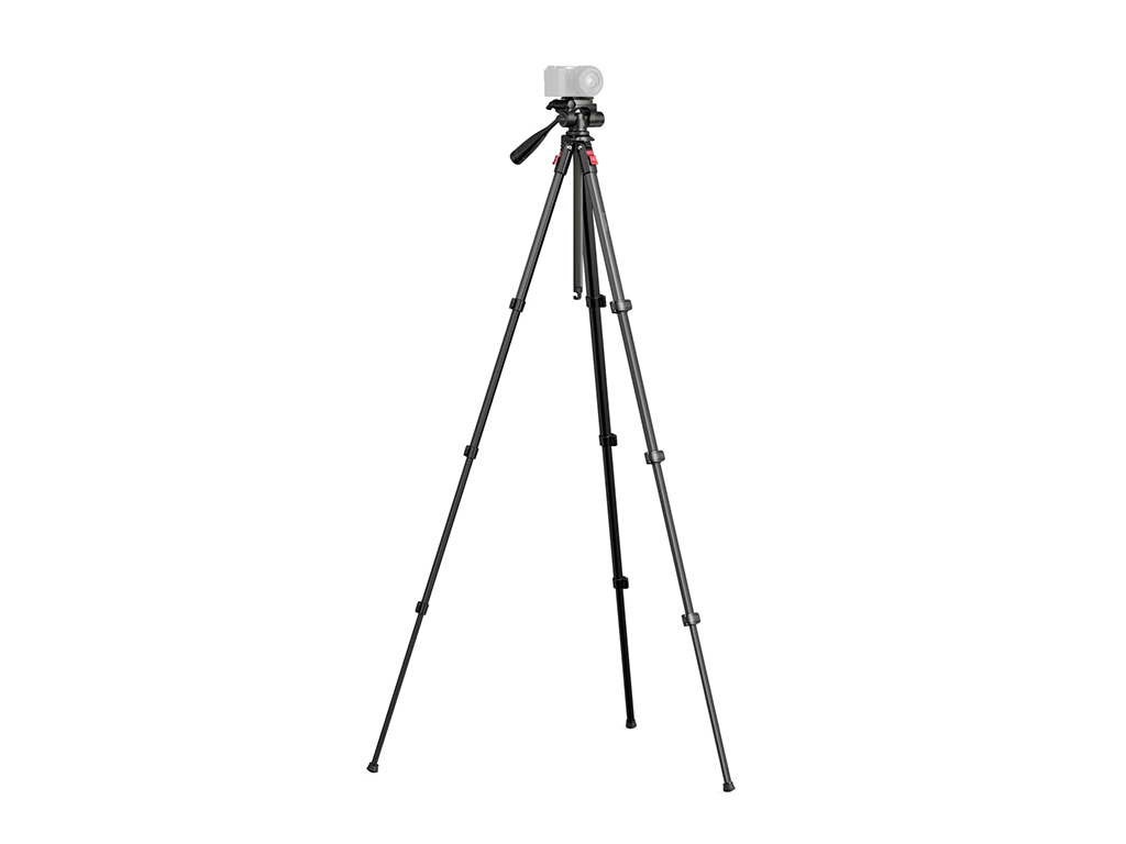 SmallRig 5474 Hafif Makineler için 5kg Taşıma Kapasiteli Video Tripodu 172cm Maksimum Uzunluk