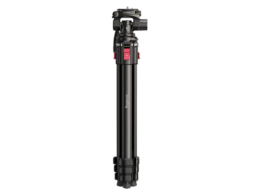 SmallRig 5474 Hafif Makineler için 5kg Taşıma Kapasiteli Video Tripodu 172cm Maksimum Uzunluk