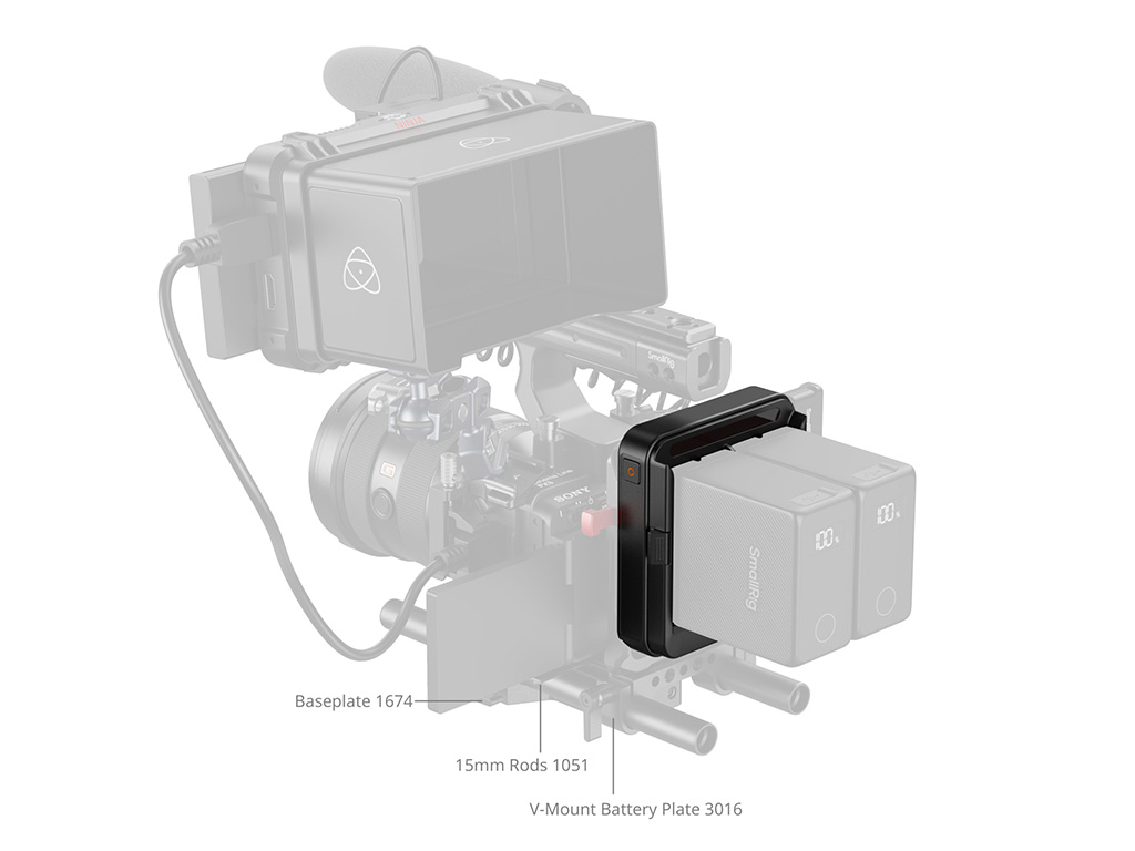 SmallRig 5536 NP-F Tipi Batarya Plakası ve 36w Şarj Aleti Çalışırken Değiştirilebilme Özelliği
