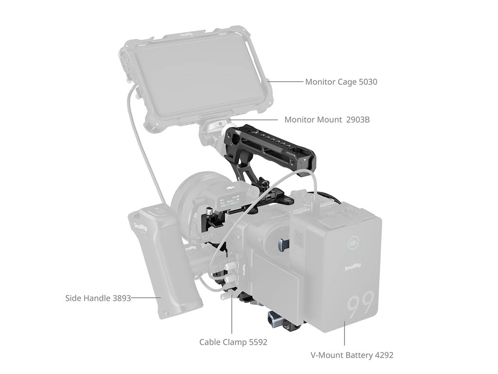 SmallRig 5590 Sony FX2 Uyumlu Kafes Kiti