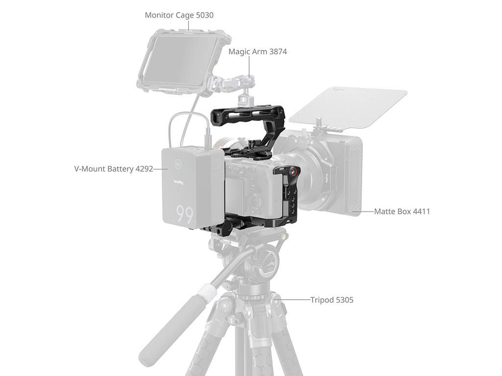 SmallRig 5590 Sony FX2 Uyumlu Kafes Kiti
