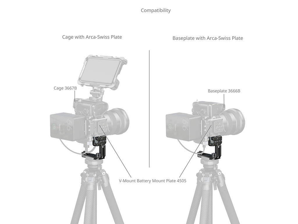 SmallRig 5594 ARCA Bağlantılı Dikey Montaj Plakası