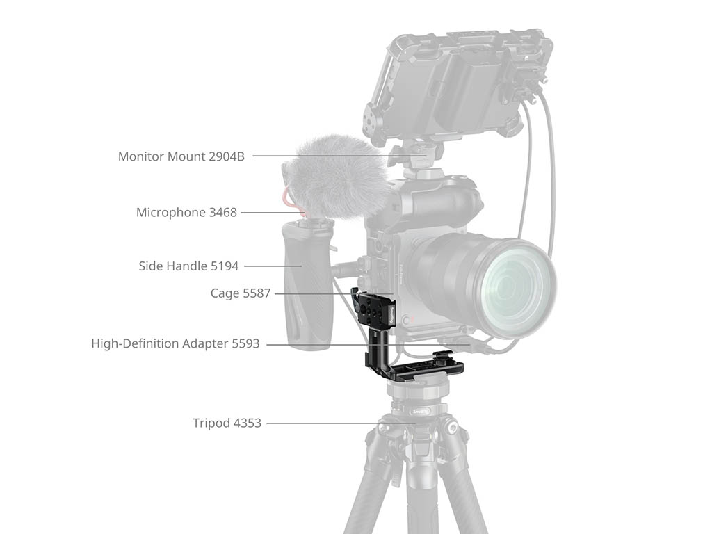 SmallRig 5594 ARCA Bağlantılı Dikey Montaj Plakası