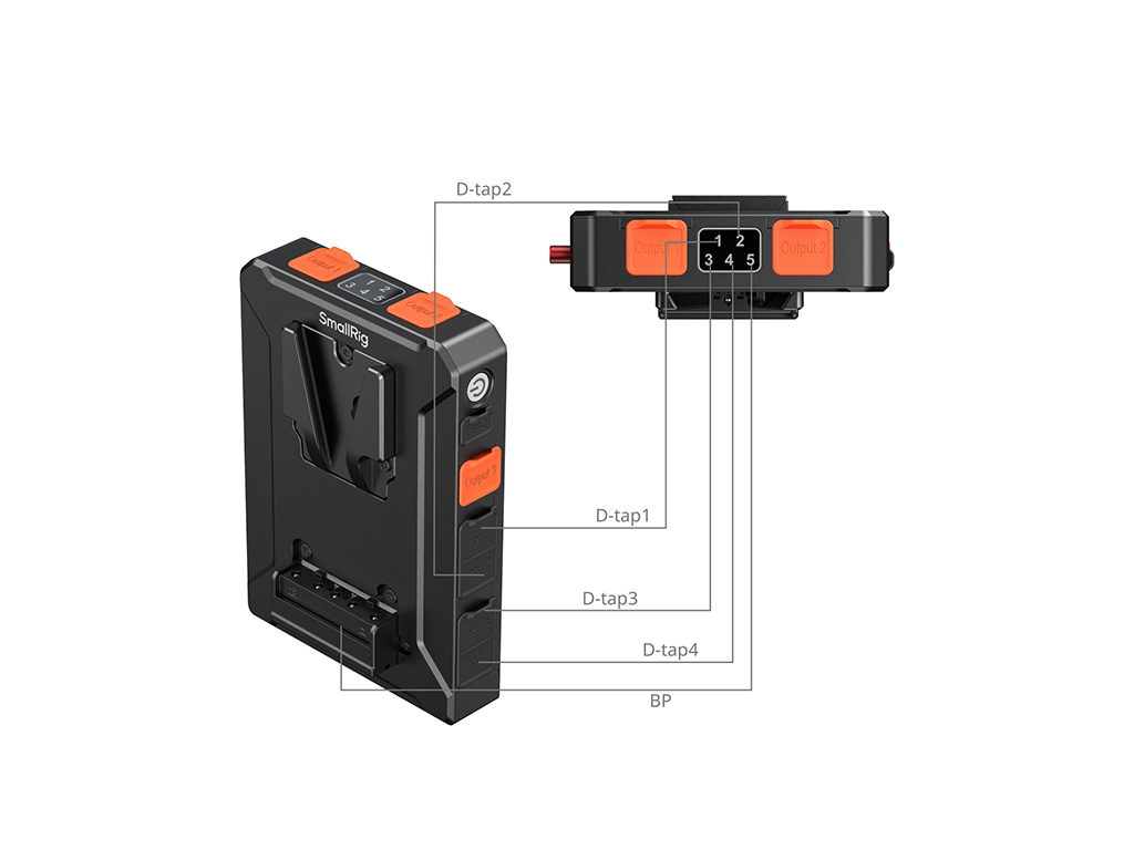 SmallRig 5653 V-Mount Batarya Plakası